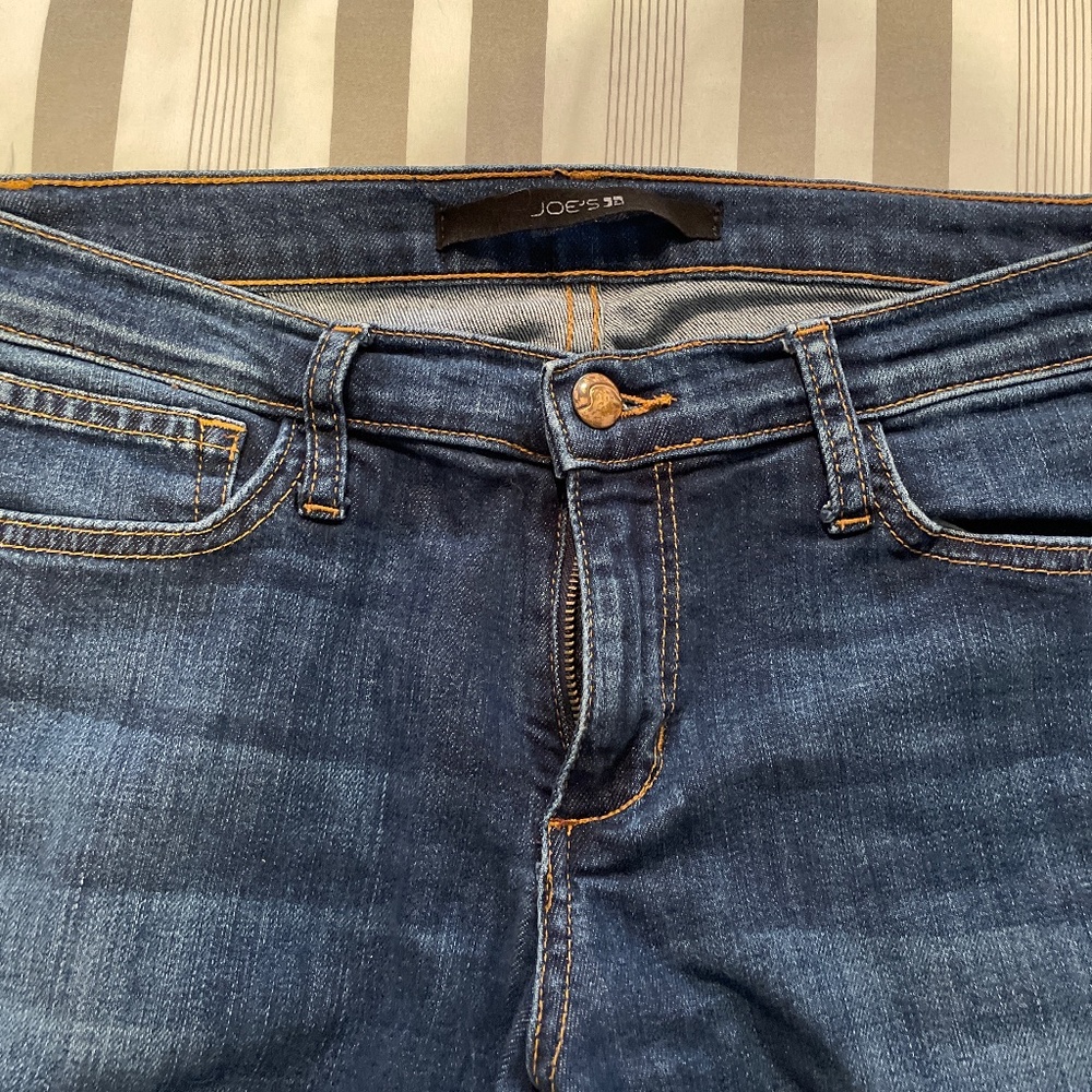 Mid rise bootcut jeans